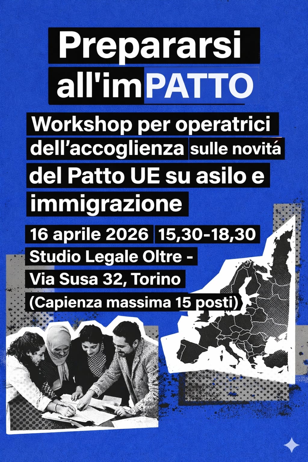 Locandina workshop Prepararsi all'imPATTO